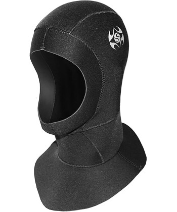 Wetsuit Hood 3mm Thermal Neoprene Diving Hood Wetsuit Hat Cap with Flow Vent