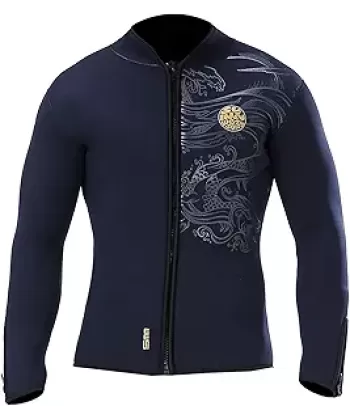 Wetsuit Top 5mm Long Sleeve Neoprene Wetsuit Jacket for Men