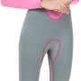 3mm Wetsuit Women Neoprene Long Sleeve Full Diving Suit Surfing Swimming Snorkeling Back Zip