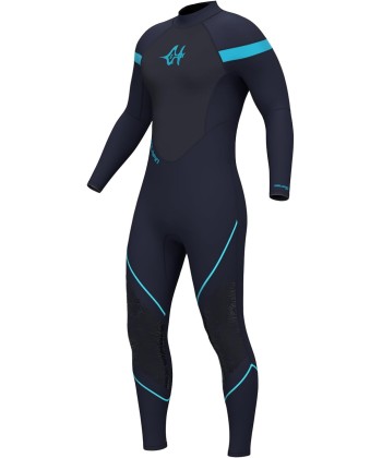 GoldFin Wetsuit Men, 3mm Wetsuits Neoprene Wet Suits Fullsuit Back Zip Keep Warm in Cold Water Diving Swimming Kayaking Surfing
