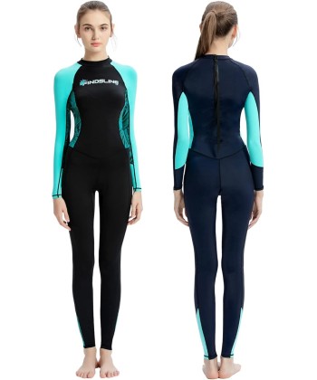 Wetsuit Women Girls Full Body Swimsuit Wet Suit Quick Dry Lycra Bodysuit UV Protection for Surfing Diving Kayaking Scuba