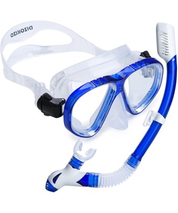 Snorkel Set Adults Snorkel Mask Panoramic View Anti-Leak Anti-Fog Adjustable Straps Diving Mask for Scuba Swimming Diving