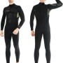 GoldFin Wetsuit Men, 3mm Wetsuits Neoprene Wet Suits Fullsuit Back Zip Keep Warm in Cold Water Diving Swimming Kayaking Surfing