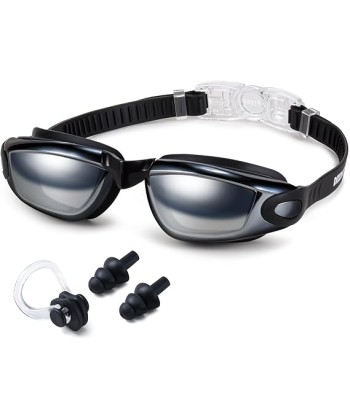 Swim Goggles for Adult No Leaking Anti-Fog UV Protection Clear Adjustable Swimming Goggles for Men Women Youth