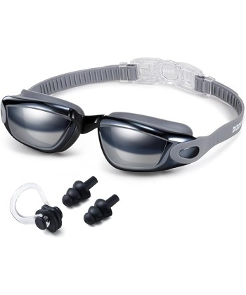 Swim Goggles for Adult No Leaking Anti-Fog UV Protection Clear Adjustable Swimming Goggles for Men Women Youth