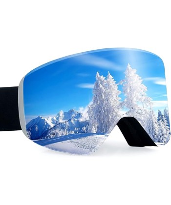 Ski Goggles Anti Fog UV Protection Dual Detachable Lens Frameless Snowboard Goggles for Men Women Youth