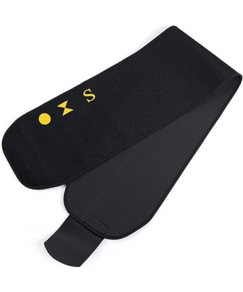 Sweat Waist Trimmer Belt Slimming Low Back Support Adjustable Sauna Belt for Women Men Weight Loss Fitness Black