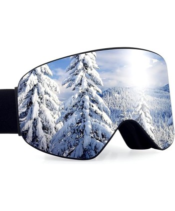 Ski Goggles Cylindrical Lens for Skiing Snowboard Anti-fog UV Protection Embossed Strap for Women Men