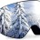 Ski Goggles Cylindrical Lens for Skiing Snowboard Anti-fog UV Protection Embossed Strap for Women Men